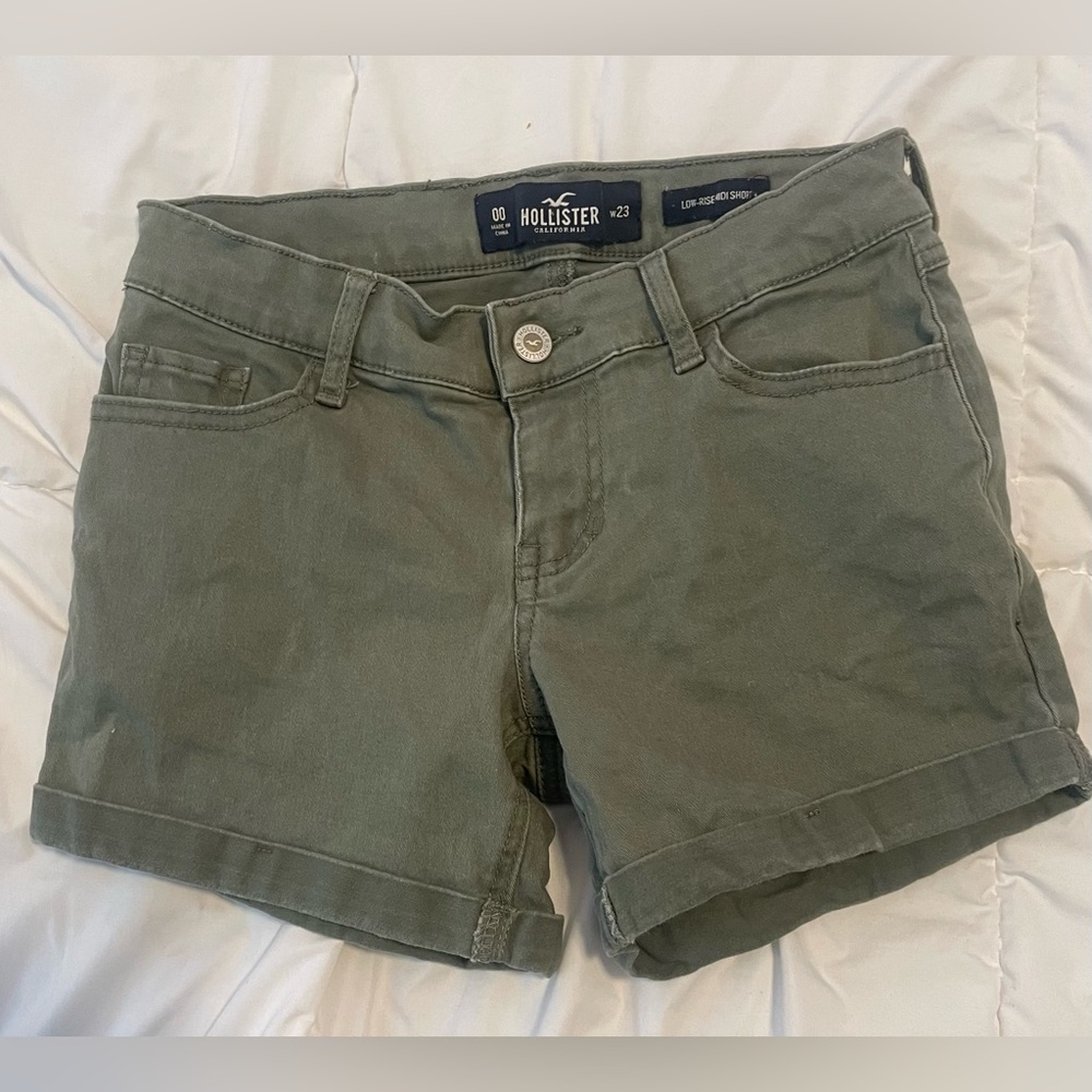 Hollister Army Green Shorts